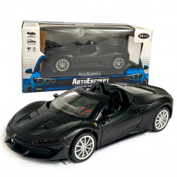 Машинка іграшкова дитяча металопластикова, АвтоЕксперт, Ferrari J50 (Феррарі) чорна, 15*6*5см, (40408)