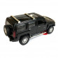 Машинка маталева дитяча Hummer H3  «Автопром» Хамер H3, чорна, світ, звук, відкр. двері, баг., 15*6*6 см (68321)