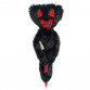М'яка іграшка Хагі Вагі "Poppy Playtime" Huggy Wuggy чорний, вогняні очі, 50*18*8 см (00517-6)