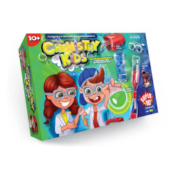 Ігровий набір для дослідів ДАНКО-ТОЙС для маленьких вчених CHEMISTRY KIDS (CHK-01-02U)