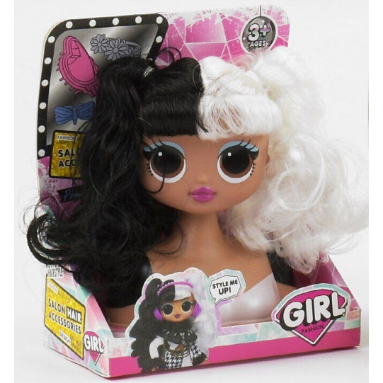 Лялька для зачісок «Defa Lucy» (голова ляльки), косметика, аксесуари 23 см (8415)