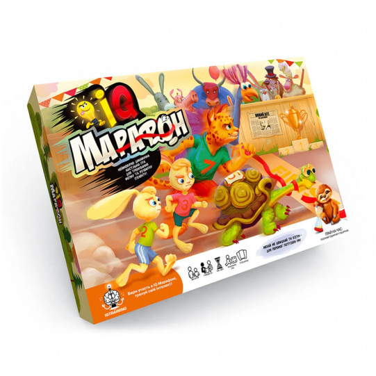 Настольная игра "IQ Марафон" укр. Danko Toys (G-IQM-01-01U)