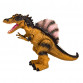 Радиоуправляемый Динозавр Wen sheng Коричневый ходит, звуки, рычит, выдыхает пар 48*16*34 см,  WS5333/WS5332