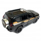 Машинка металева Toyota Land Cruiser Prado «AutoExpert» Тойота джип черний, звук, світ, інерц., відкр двері, багаж, капот, 15*6*5 см (31409)