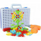 Развивающая игра Limo Toy «Креативная мозаика с инструментами 2в1» 150 деталей, шуруповерт (M5589)