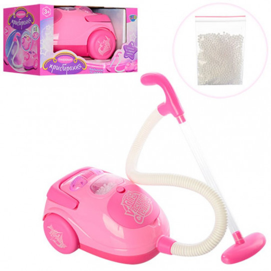 Пылесос игрушечный «Генеральная уборка» Limo Toy розовый шарики свет звук 19*11*14 см (1538)