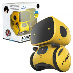 Інтеракт. робот з голосовим керуванням – AT-Rоbot, жовт., укр., 9x9x13, AT-ROBOT AT001-03-UKR