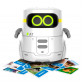 Умный робот с сенсорным управлением и обучающими карточками, интерактивный, 10x11x11, Kiddisvit, белый, AT002-01-UKR