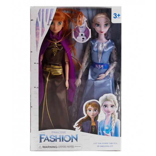 Куклы «Холодное сердце» - Эльза и Анна "Принцессы снежных долин" Фроузен (YF1138А)