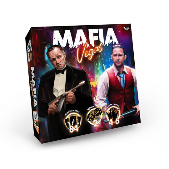 Настольная игра Danko Toys «Mafia Vegas» (Мафия Вегас) MAF-02-01U