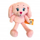 М'яка іграшка кото-зайчик з сюрпризом, Копиця, хутро штучне, рожевий, 47см (00514-01)