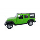 Іграшкова машинка металева джип "Jeep wrangler rubicon", Автопром, зелений 6*15*6 (6616)