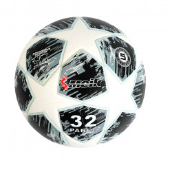 М`яч футбольний, вага 420 грам, матеріал PU, балон резиновий, клеєний (C 55989)