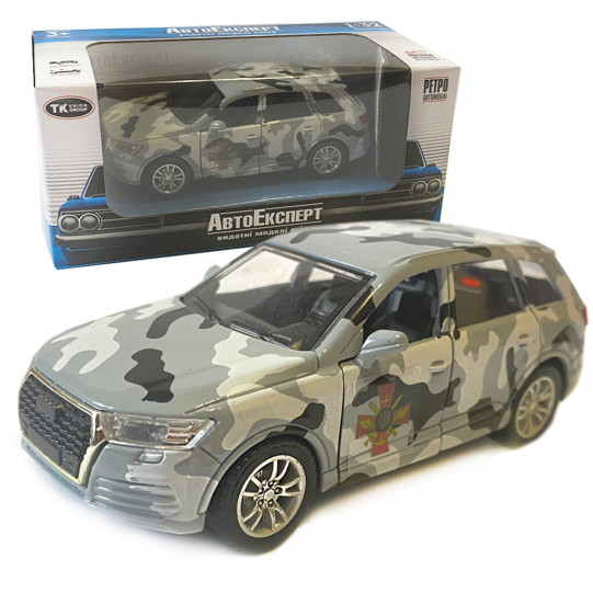 Машинка металопластик Audi камуфляж, відкр двері,1:42, інерція, 11*3*4см (38269)