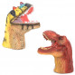 Голова Динозавра  на батарейках, 2 головы со звуковым эффектом, в коробке (X 303 A )