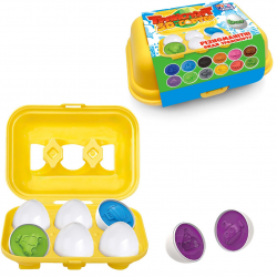 Сортер Транспорт "4FUN Game Club", "Яєчний лоток", пластик, 6 штук в коробці (54435)