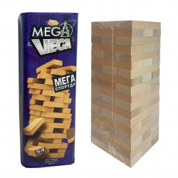 Настільна гра Екстремальна вежа Vega (Vega). Версія гри Дженга (Jenga) дерево  Danko Toys (G-MV-01U)