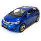 Машинка металлическая детская Honda Fit, синяя, металлическая, 1:32, звук, свет, инерция, открываются двери, багажник, капот, 15*5*6см (GT - 04600)