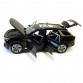 Машинка металева дитяча електромобіль Hongqi E-HS9, чорний, Автоексперт, 1:24, світло, інерція, відкриваються двері, багажник, капот, 21*8*7см (GT - 01816)