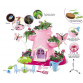 Игровой набор садовника дерево, цветы, аксессуары, розовый (3608)