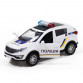 Машинка металева дитяча Kia Sportage R, поліція, біла, відкриваються двері, 5*11*5см (250293)