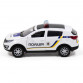 Машинка металева дитяча Kia Sportage R, поліція, біла, відкриваються двері, 5*11*5см (250293)