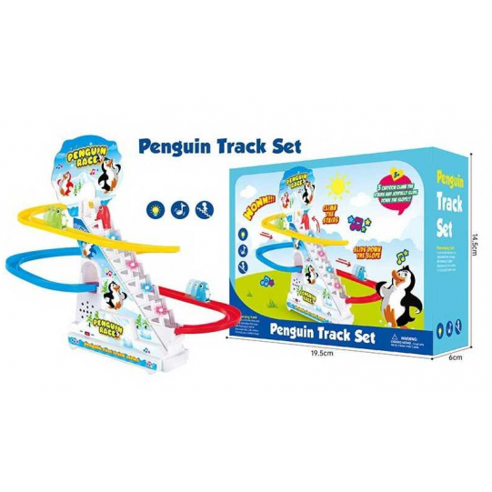 Музична іграшка-трек «Пингвіни на гірці» автоматичний екскаватор (616-32)