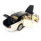 Машинка металева дитяча Rolls-Royce Ролс Ройс, білий з чорним, Автоексперт, 1:24, світло, інерція, відкриваються двері, багажник, капот, 21*5*7см (GT - 09396)