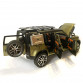 Машинка металлическая Land Rover Defender AutoExpert зеленая, 1:24, Автоэксперт, звук,свет,инерция, откр двери,багажник,капот (GT-1008/0716)