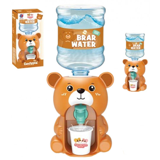 Детский Кулер для воды "Ведмідь", на 600 мл, 2 стаканчика (2016-188)