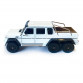 Іграшкова машинка металева WELLY 1:24 MERCEDES-BENZ G63 AMG 6X6, біла, 23.5*8*8.5см (24061W)