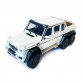 Іграшкова машинка металева WELLY 1:24 MERCEDES-BENZ G63 AMG 6X6, біла, 23.5*8*8.5см (24061W)