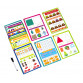 Игра с маркером Пиши и вытирай "Готуємося до школи: Математика"  Vladi Toys, 20 карточек, 70 заданий, маркер (VT 5010-22)