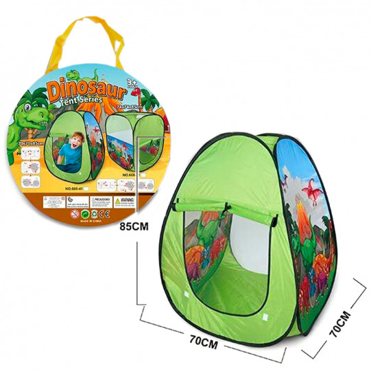 Палатка детская Динозавры, в сумке, 70*70*85см, в сумке (668-41)