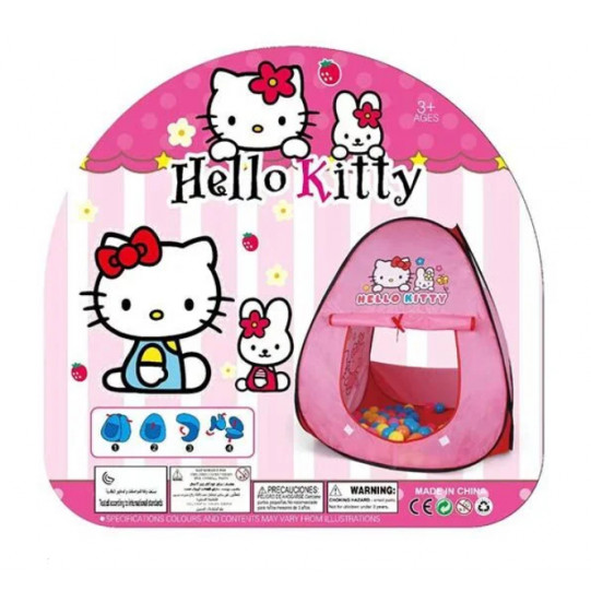 Детская игровая палатка домик «Hello Kitty» 72 х 72 х 94 см, в сумке (888-030)