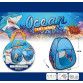 Детская игровая палатка домик «Океан» 70 х 70 х 85 см, в сумке (668-43)