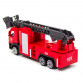 Машинка пожарная со стрелой металл, пластик, детская Volvo, TechnoDrive, 3*12*6см (250302)
