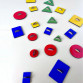Дерев'яна рамка-вкладка Геометричні вкладки "Розміри". Розвиваюча гра для дітей, Ань-янь (ПСД210)