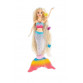 Лялька Русалочка, щітка для волосся, заколки, звукові та світлові ефекти, висота 35 см (ST 55662-19)