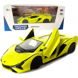 Іграшкова машинка металева Lamborghini Sian, Ламборгіні сіан, зелена, відкр двері, інерція, 1:42, 6*12*3см (250346U) 