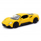 Іграшкова машинка металева Maserati MC20, мазератті, жовтий, відкр двері, інерція, 5*12*3см (250340U)