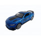 Машинка металлическая АвтоЕксперт Ford Mustang Shelby GT500 Синяя 1:32 свет, звук, инерция, открываются двери, 16*6*5см (GT-1712)