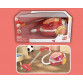 Детский игрушечный пылесос, розовый, подсветка, шарики, уп 36*22*21 (8019)