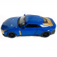 Іграшкова машинка металева Nissan GT-R 50, нісаан, синій, звук, світло, інерція, откр двері, багажник, капот, Автоексперт, 1:32, 14,5*7*6см (ТК-17799) 