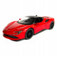Іграшкова машинка металева Ferrari, Феррарі червона, звук, світло, інерція, откр двері, капот, Автоексперт, 1:32,14,5*7*4см (ТК-19002) 