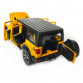 Іграшкова машинка металева Jeep Wrangler Unlimited Rubicon, Джип, жовтий, звук, світло, інерція, откр двері, капот, Автоексперт, 1:32,15*7*5,5см (ТК-11213/43560) 
