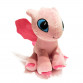 М'яка іграшка Дракончик, дракон, динозаврик, діно, рожевий, KinderToys, 30*25 см (00688-2)