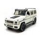 Машинка металлическая детская Mercedes Brabus G 63 мерседес, белый, Автоэксперт, 1:24, свет, инерция, открываются двери 18*8.5*8см (El-1208)