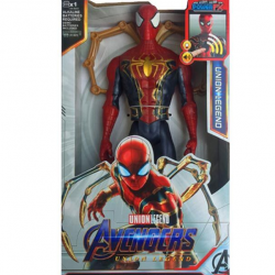 Іграшкова фігурка герой Spider-Man Marvel Avengers месники Людина Павук іграшка звук, світло, 30 см (D 559-18)