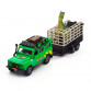 Ігровий набір Land Rover зелений з причепом і динозавром метал пластик довжина з пицепом 29см (520178.270)